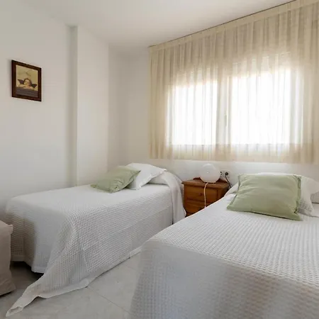 At053 Els Pins, Primera Linea Con Piscina, Airco